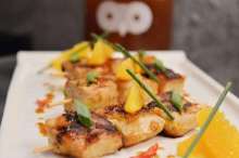 White Owl Brewery's Culinary Collaboration with Maria Goretti- Zesty Sea Bass Skewers