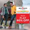 Flat 60% off Republic Day Sale at Lifestyle