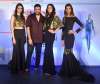 Designer Nikhil Thampi with models in his iconic collection at Fashion Talks by Lakmé Fashion Week at WeWork BKC