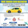 COVID-19 Drive Through Vaccination Camp at DLF City Centre